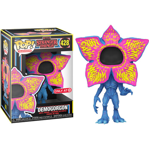 POP figure Stranger Things Open Face Demogorgon Black Light Exclusive 428