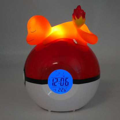 Pokemon Charmander Pokeball lamp alarm clock