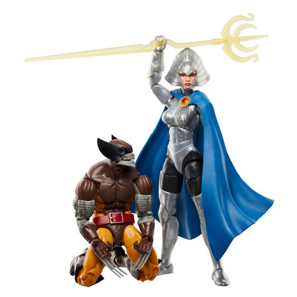 Marvel Legends Series Wolverine & Lilandra Neramani pack figures 15cm