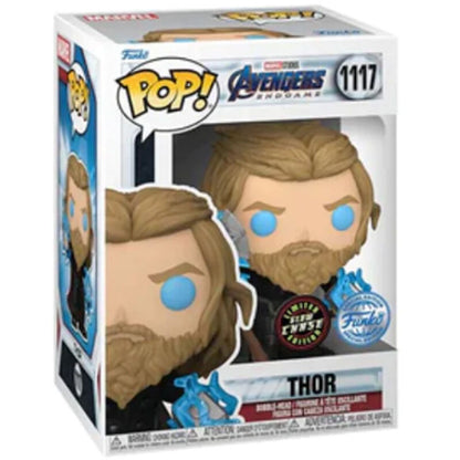 POP figure Marvel Los Vengadores Avengers Endgame Thor Exclusive Chase 1117
