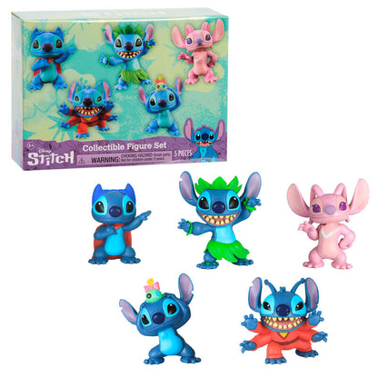 Disney Stitch pack 5 figures 7cm