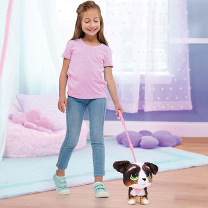 FurReal Bernedoodle Walkalots interactive plush toy