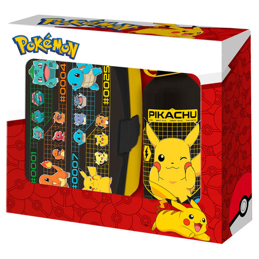 Pokemon Llunch box + aluminium bottle set 500ml