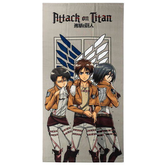 Attack on Titan microfibre beach towel