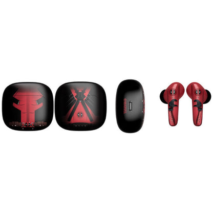 Marvel Deadpool Wireless Headphones & mini cable guy