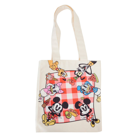 Loungefly Disney Mickey &#38; Friends Picnic Blanket tote bag