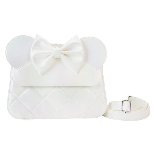 Loungefly Disney Minnie Mouse Iridescent Wedding crossbody bag