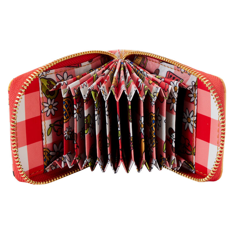Loungefly Disney Mickey Friends Picnic Blanket accordion wallet
