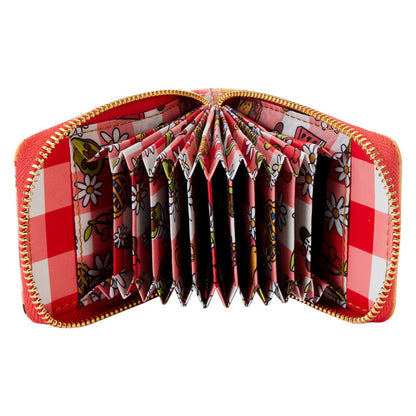 Loungefly Disney Mickey Friends Picnic Blanket accordion wallet