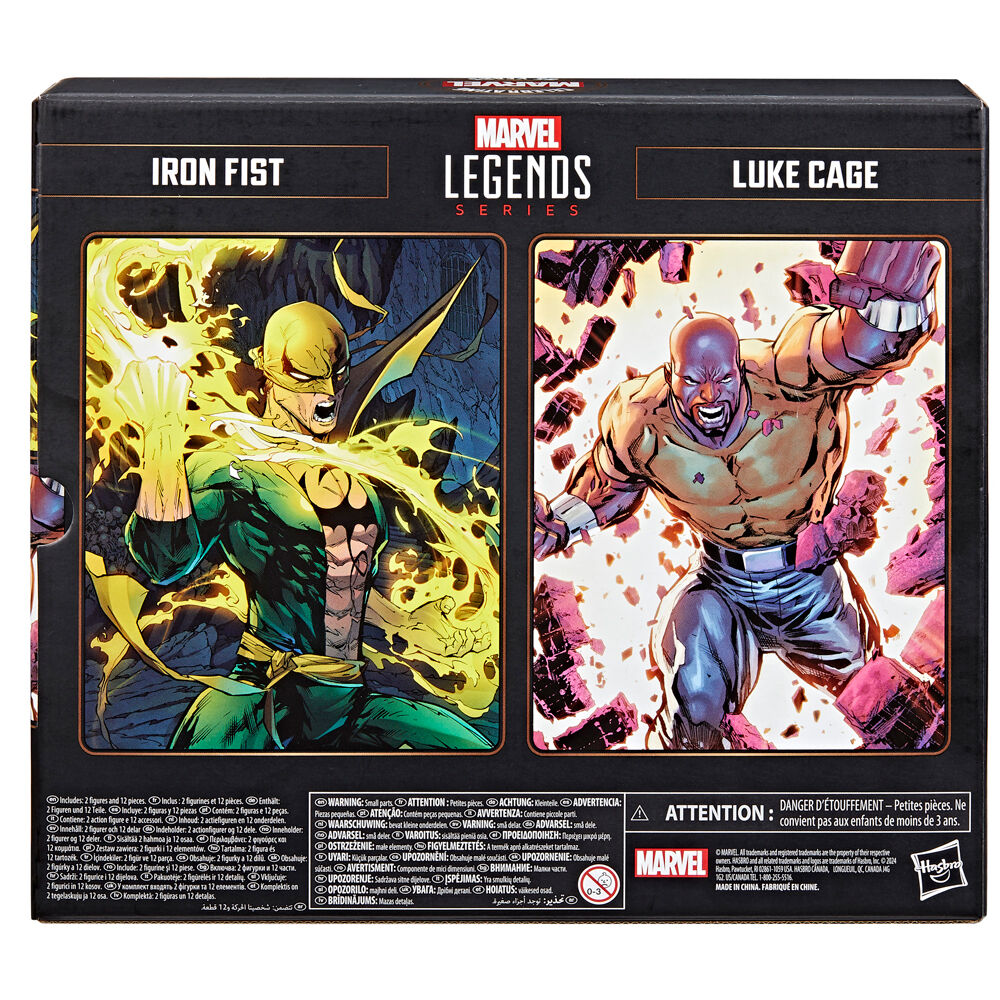 Marvel Celebrating 65 Years Iron Fist & Luke Cage pack figures 15cm