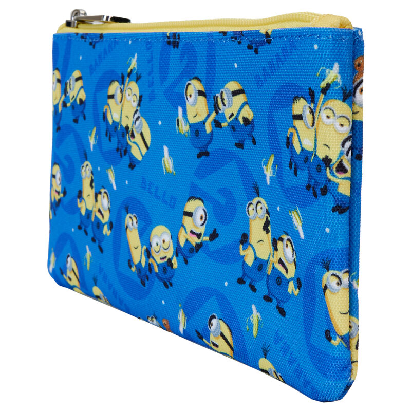 Loungefly Despicable Me Minions nylon zipper wrislet wallet