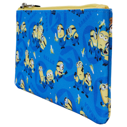 Loungefly Despicable Me Minions nylon zipper wrislet wallet