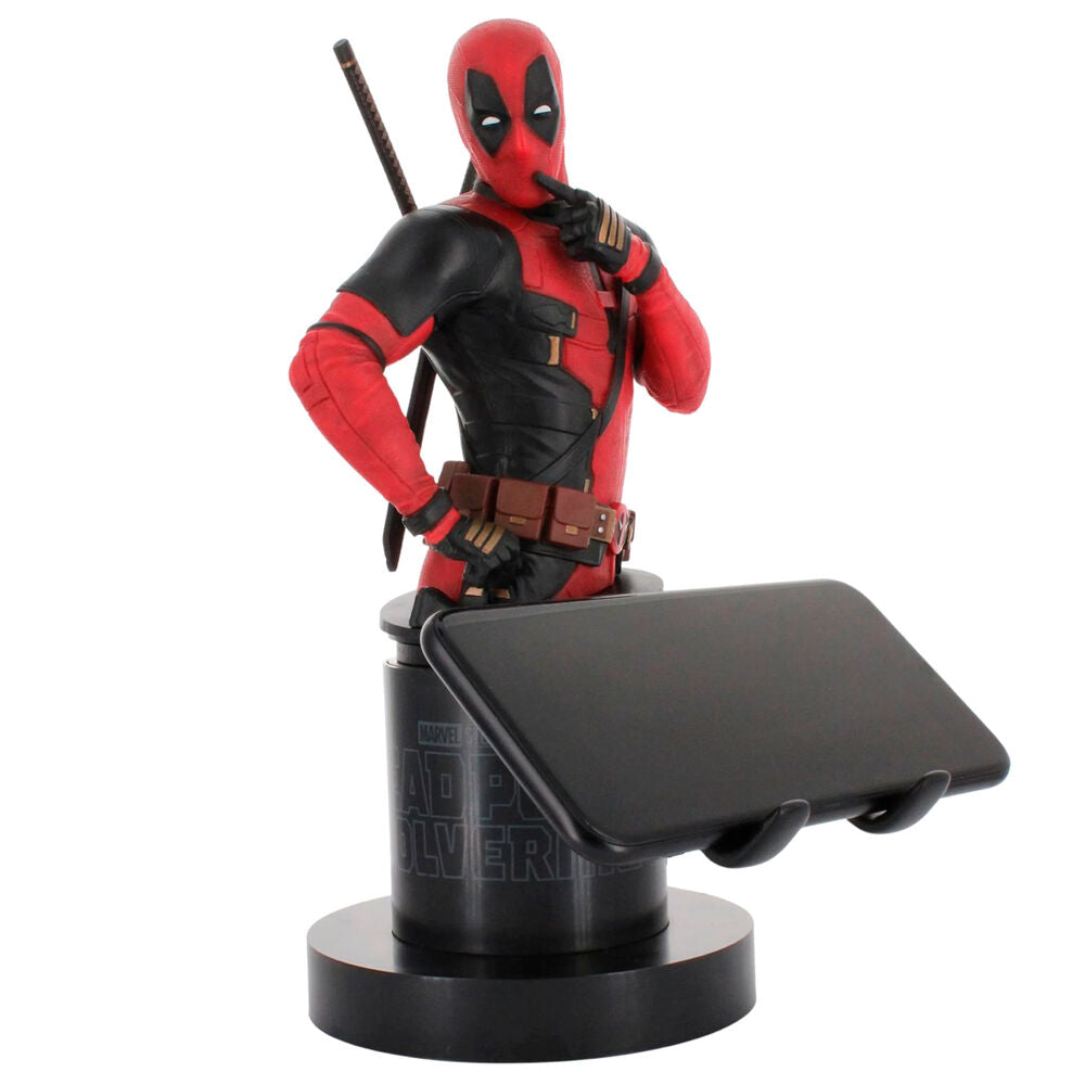 Marvel Deadpool 3 figure clamping bracket Cable guy 21cm