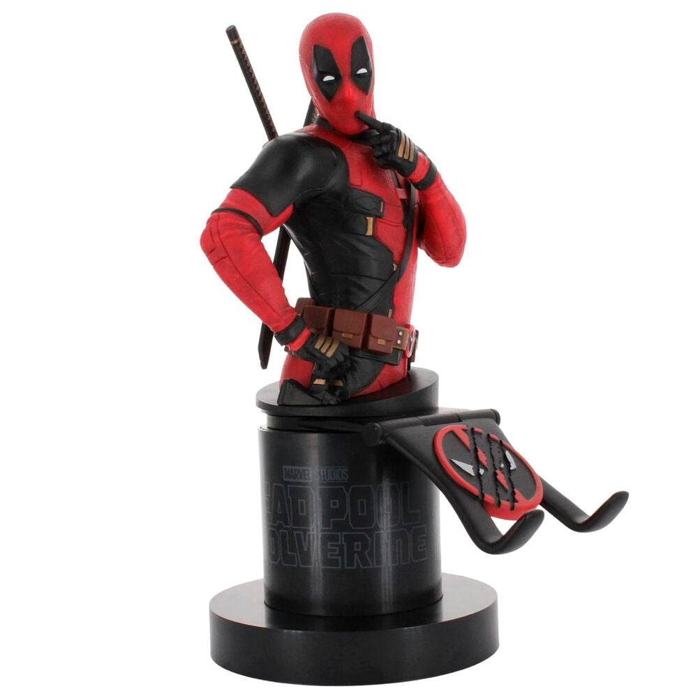 Marvel Deadpool 3 figure clamping bracket Cable guy 21cm
