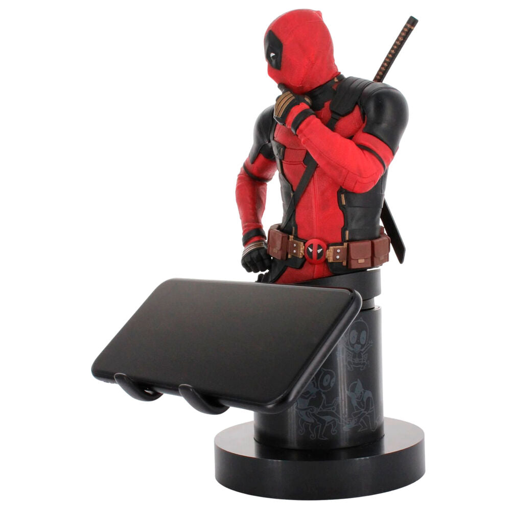 Marvel Deadpool 3 figure clamping bracket Cable guy 21cm