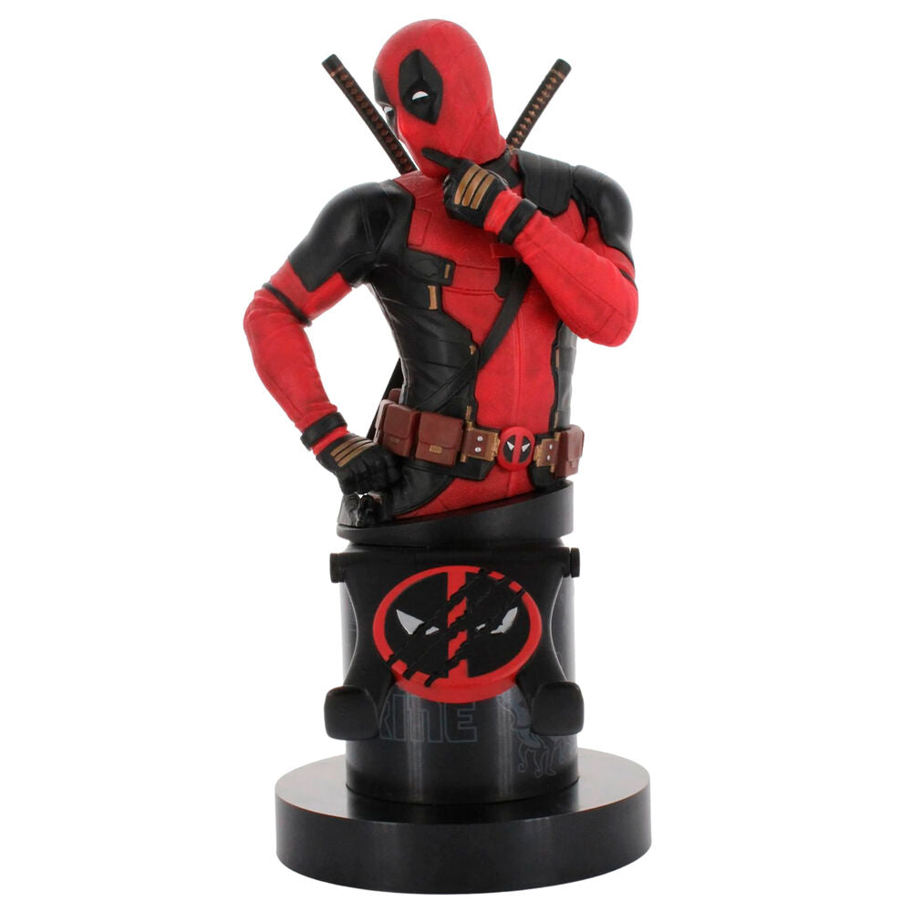 Marvel Deadpool 3 figure clamping bracket Cable guy 21cm