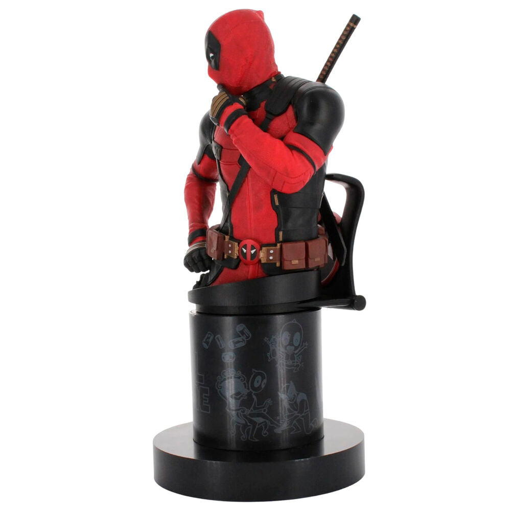 Marvel Deadpool 3 figure clamping bracket Cable guy 21cm