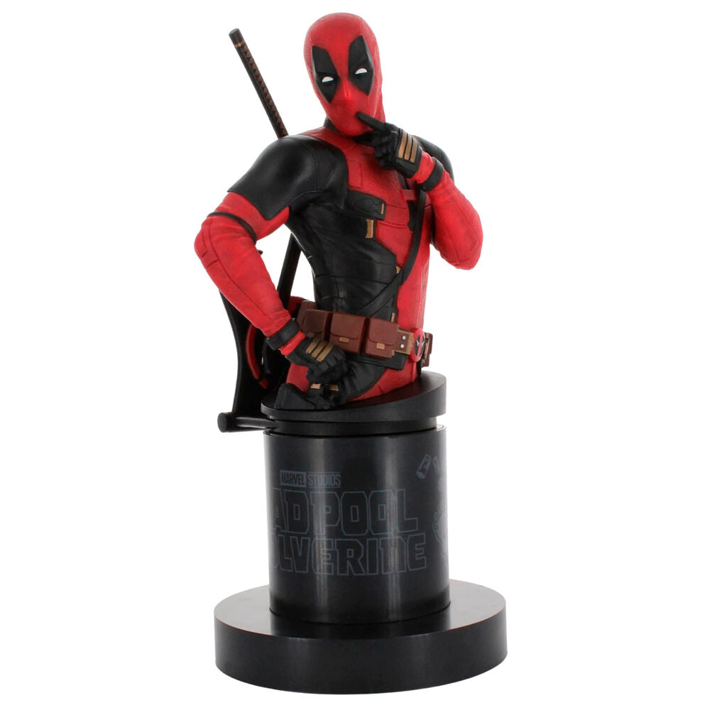 Marvel Deadpool 3 figure clamping bracket Cable guy 21cm