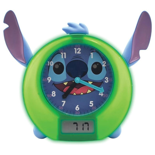 English Disney Stitch Storytelling educational clock and lights