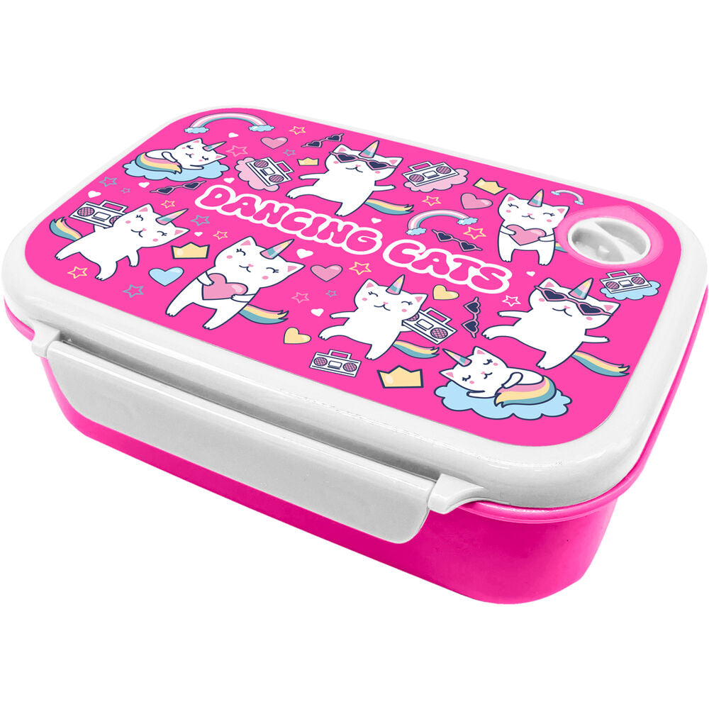 Water Revolution Dacing Cats lunch box 800ml