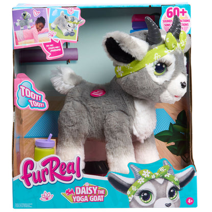 FurReal Daisy Yoga goat Interactive plush toy