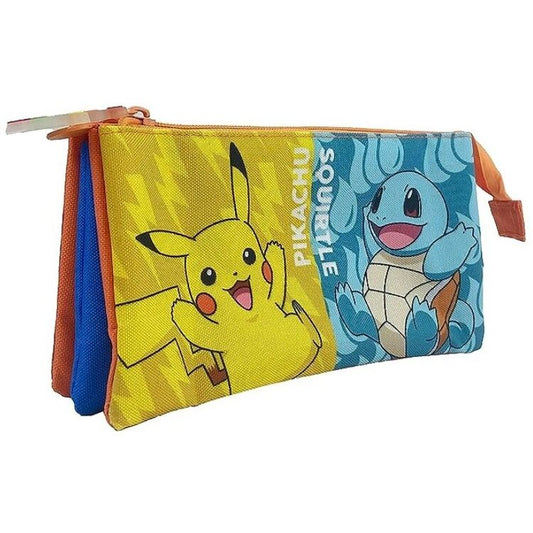 Pokemon Starters triple pencil case