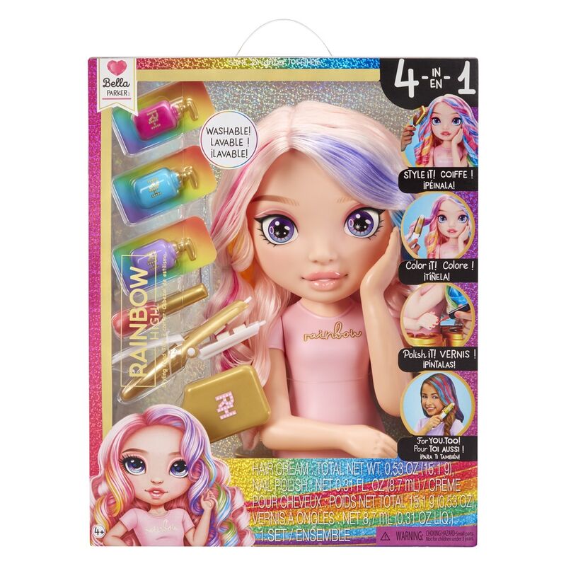 Rainbow High Bella Parker Styling head playset