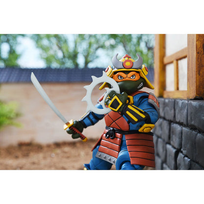 Teenage Mutant Ninja Turtles Space Adventure Donatello &#38; Samurai Adventure Michelangelo set 2 figures 18cm