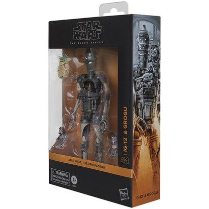 Star Wars The Mandalorian IG-12 & Grogu set figures 15cm