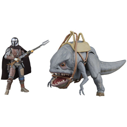Star Wars The Mandalorian - Blurrg & Mandalorian set 2 figures 9,5cm