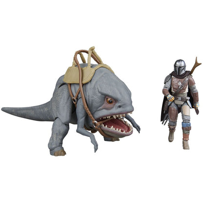 Star Wars The Mandalorian - Blurrg & Mandalorian set 2 figures 9,5cm