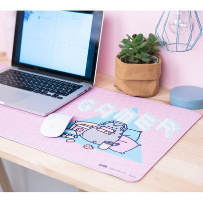 Pusheen gaming desk mat