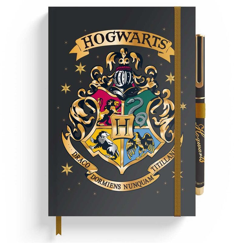 Harry Potter Hogwarts A5 premium notebook + pen