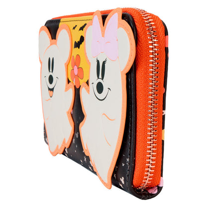 Loungefly Disney Mickey Minnie Floral Ghost wallet