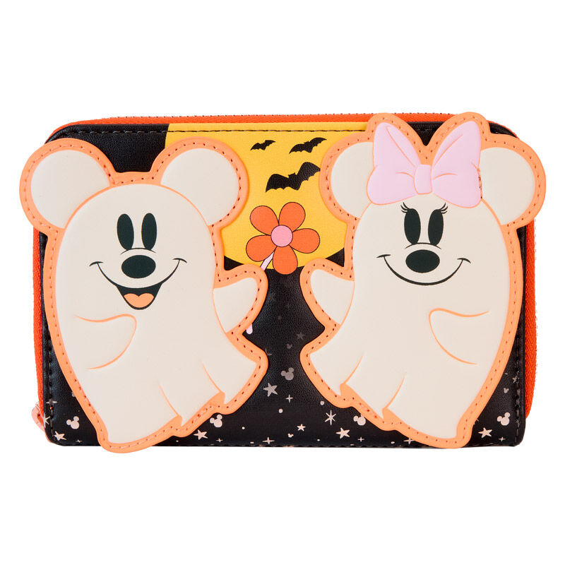Loungefly Disney Mickey Minnie Floral Ghost wallet