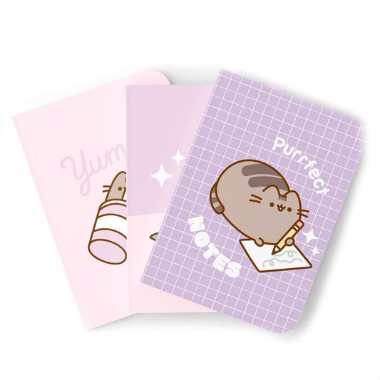 Pusheen Moments pack 3 A5 notebooks