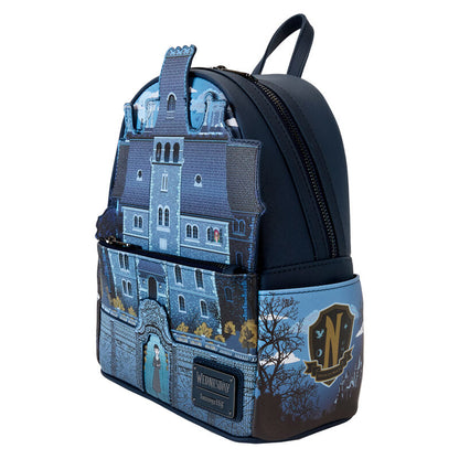 Loungefly Wednesday Nevermore Academy backpack