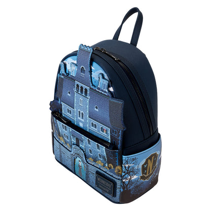 Loungefly Wednesday Nevermore Academy backpack