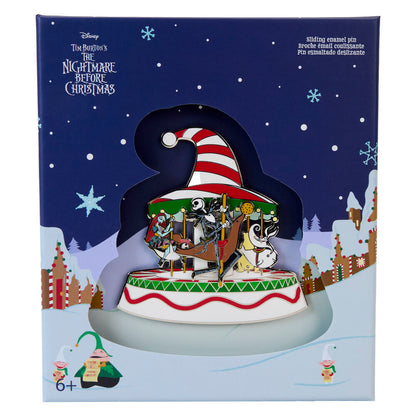 Loungefly Disney Nightmare Before Christmas Town Carousel enamel pin