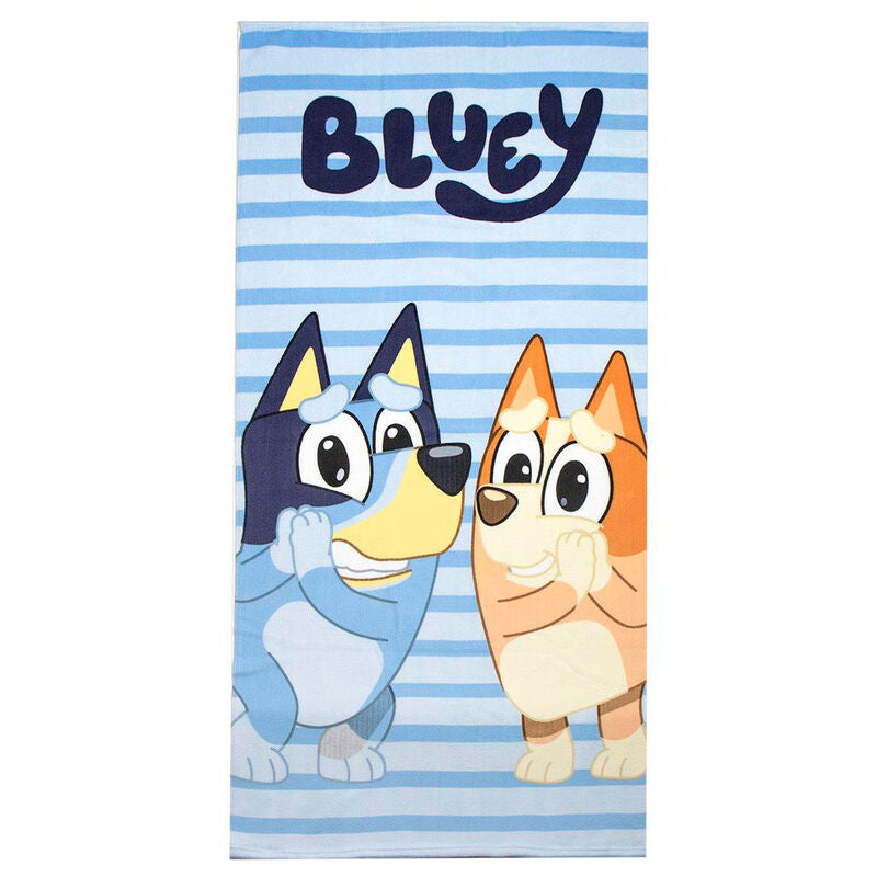 Bluey microfibre beach towel