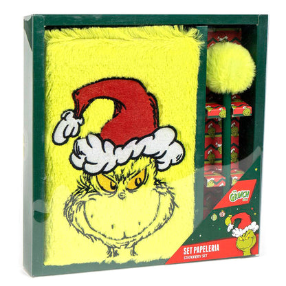 Grinch stationery set