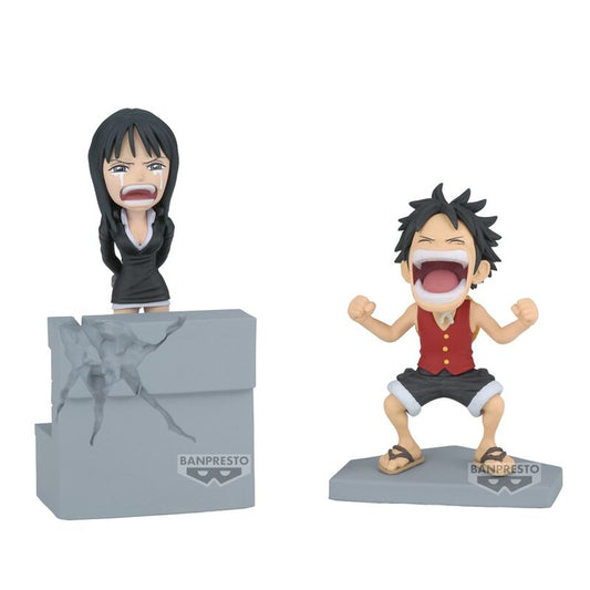 One Piece Luffy &#38; Nico Robin World Collectable figure 10cm