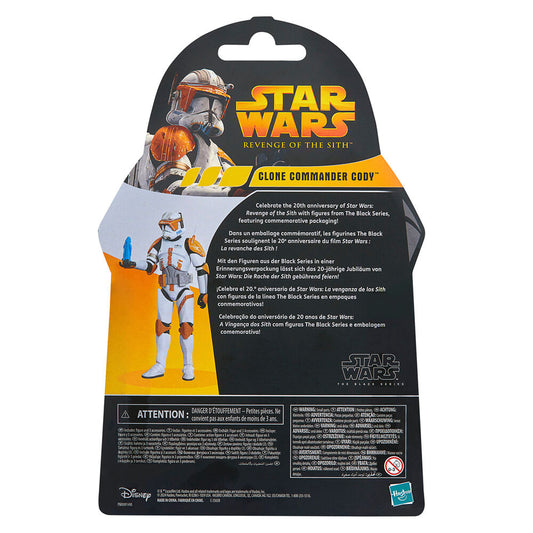 Star Wars Revenge of the Sith Clone Commander Cody figure 15cm