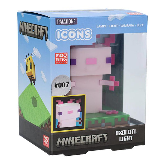 Minecraft Ajolote Icons lamp 12cm