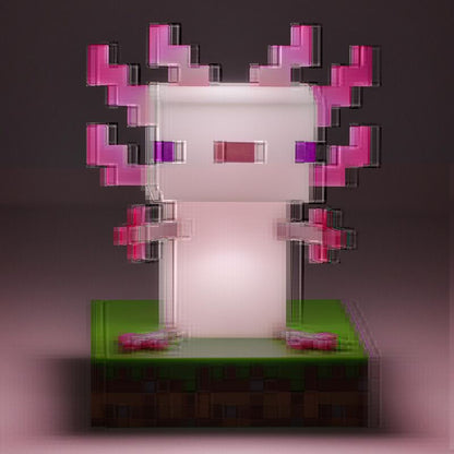 Minecraft Ajolote Icons lamp 12cm