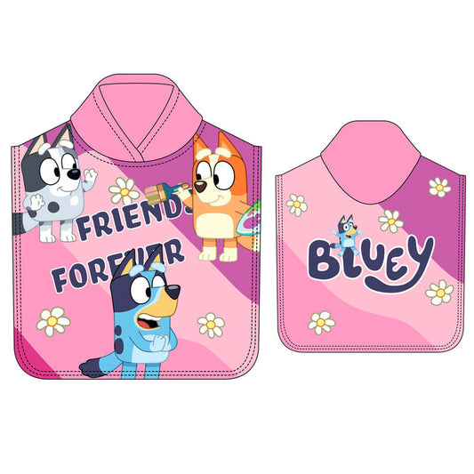 Bluey microfibre poncho towel I