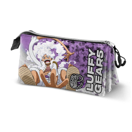One Piece Luffy Gear 5 triple pencil case I
