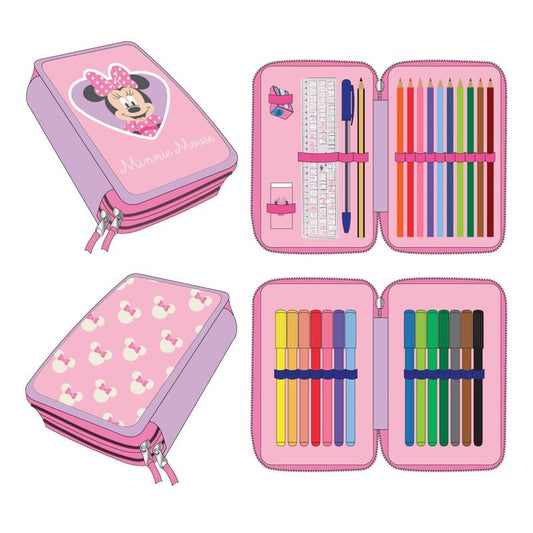 Disney Minnie double pencil case