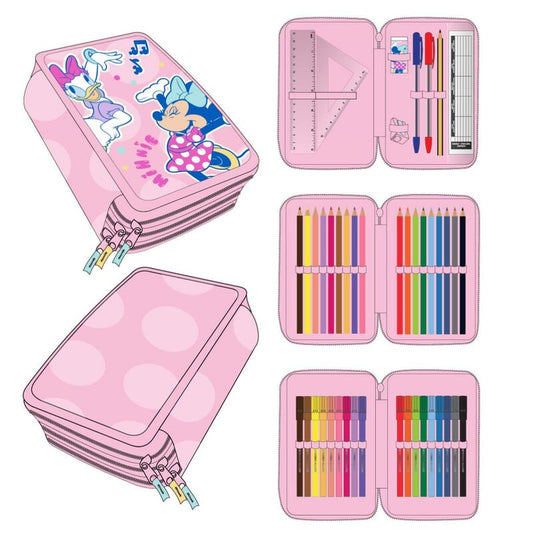 Disney Minnie triple pencil case