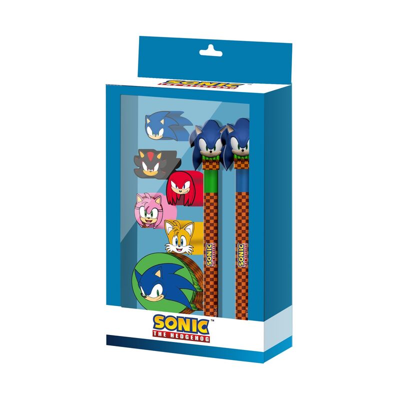 Sonic the Hedgehog stationery set